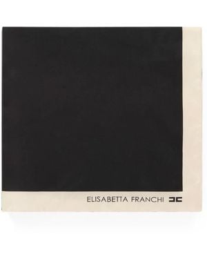 Elisabetta Franchi Silk Scarf - Black