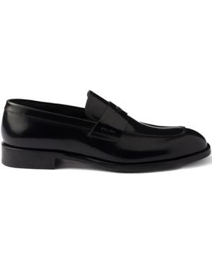 Prada Penny-Loafer Aus Leder - Schwarz