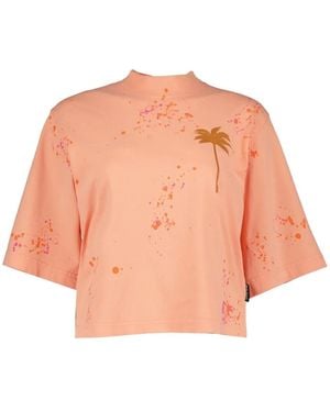 Palm Angels Logo-print T-shirt - Rosa