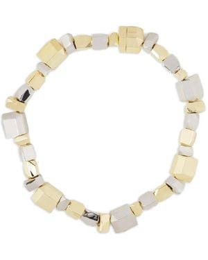 Lanvin Cube Beaded Necklace - Metallic