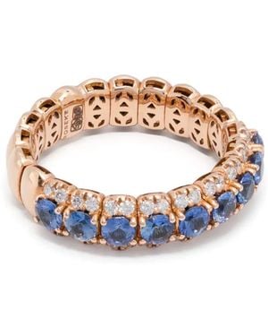 ROSEKEY 18K Rose Sapphires And Diamonds Ring - White