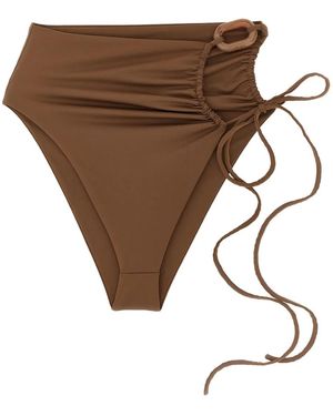 Magda Butrym Bragas de bikini lisas - Marrón