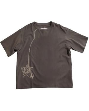 Ziggy Chen T-Shirt À Imprimé Graphique - Gris