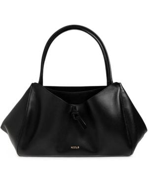 Neous Sagitta Leather Tote Bag - Black