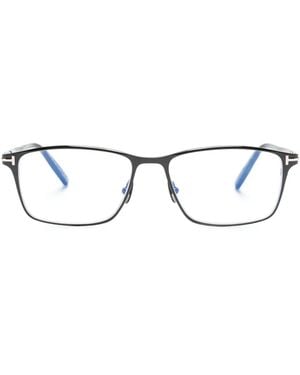Tom Ford Brille Mit Eckigem Gestell - Schwarz