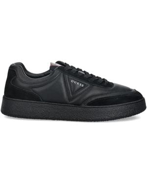 Guess Wimoh パネル レースアップスニーカー - ブラック