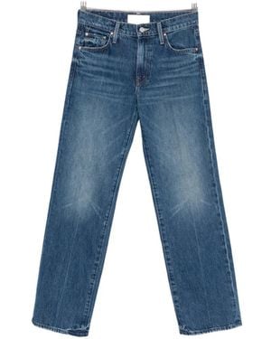 Mother The Mid Rise Rambler Jeans - Blue