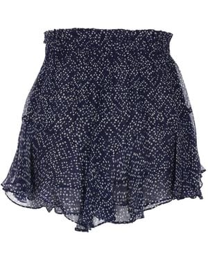 Isabel Marant Sornel Polka-Dot Shorts - Blue