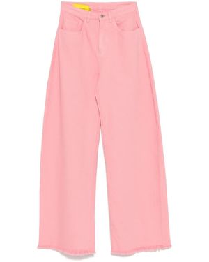 Marques'Almeida Drill Boyfriend Trousers - Pink