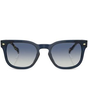 Vogue Eyewear Tortoiseshell-Effect Square-Frame Sunglasses - Blue