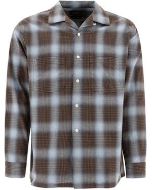 Beams Plus Checked Pocket Shirt - Grey