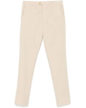 Canali Twill-Weave Chinos - Natural
