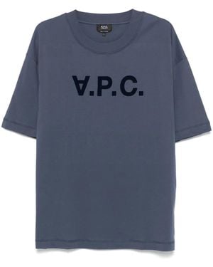 A.P.C. Grand Vpc T-Shirt - Blue