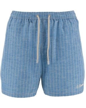 MC2 Saint Barth Costume Da Bagno Syros A Righe - Blu