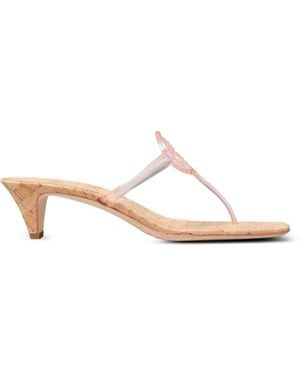 Tory Burch Miller Jelly Sandals - Natural