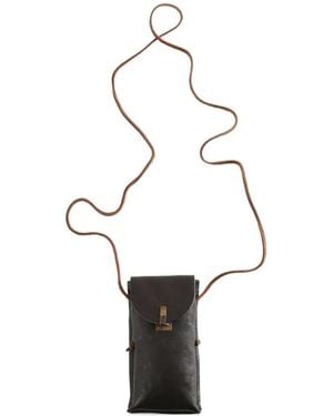 Ziggy Chen Foldover-Top Strap Clutch Bag - White