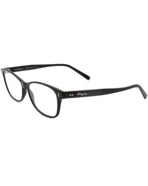 Ferragamo Eyewear Lunettes De Vue À Monture Carrée - Blanc