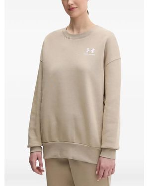 Under Armour Logo Oversized Sweatshirt - Natural