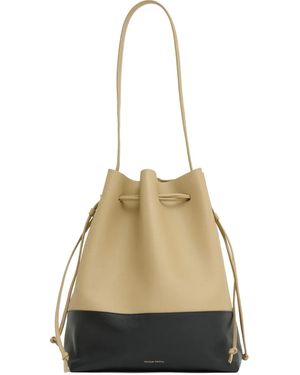 Mansur Gavriel Cabas Drawstring Bucket Bag - Natural