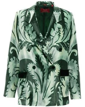 F.R.S For Restless Sleepers Blazer Met Paisley-Print - Groen