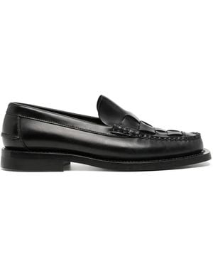 Hereu Nombela Leather Loafers - Black