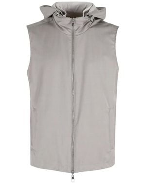 Montecore Hooded Zip Gilet - Grey