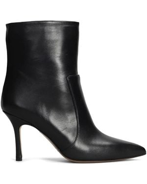 The Seller 80Mm Leather Boots - Black