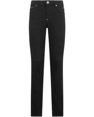 Philipp Plein Logo-Plaque Skinny Jeans - Black