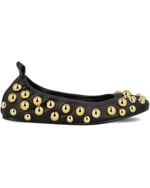 Isabel Marant Stud-Embellished Ballet Flats - Black