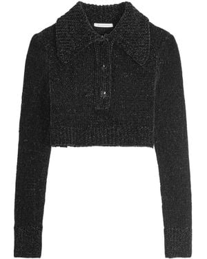 Cecilie Bahnsen Cropped Jumper - Black
