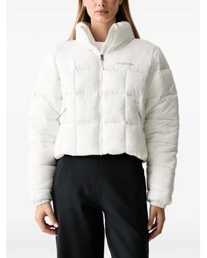 Columbia Puffect Iii Quilted Logo-Print Jacket - White
