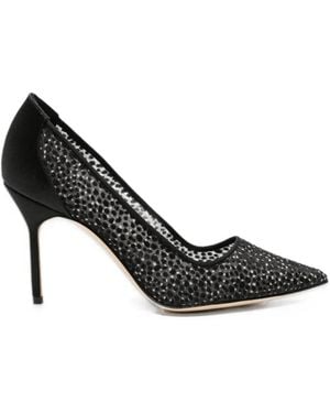 Manolo Blahnik Bb Mesh Pumps - Black