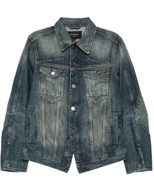 G-Star Two Chest Flap Pockets Denim Jacket - Blue