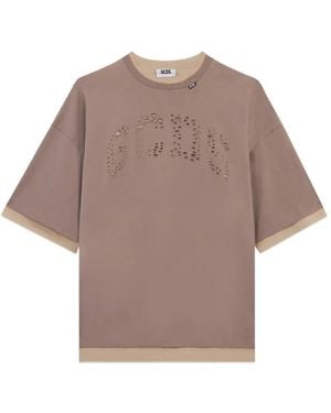 Gcds Logo T-Shirt - Grey