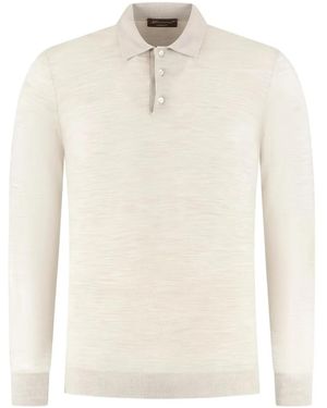 Doriani Meliertes Poloshirt - Weiß