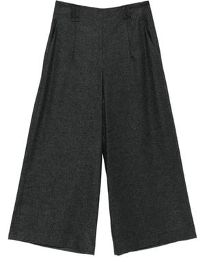 Emporio Armani プリーツディテール パンツ - グレー