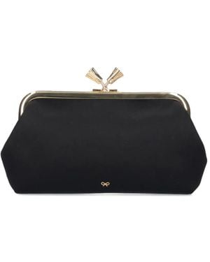 Anya Hindmarch Maud Tassel Clutch Bag - Black