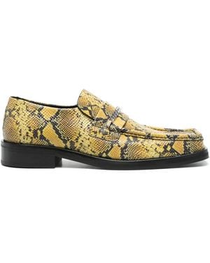 Martine Rose Loafer Mit Eckiger Kappe - Gelb