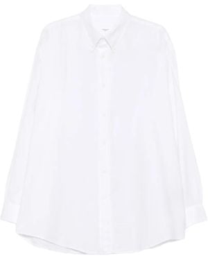 Cellar Door Ceola Button-Down Collar Shirt - White