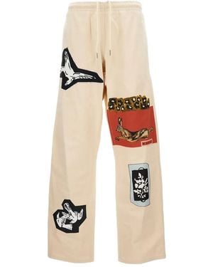 Marni Printed Track Pants - White