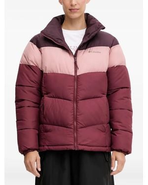 Columbia Puffect Ii Colorblock Padded Jacket - Red