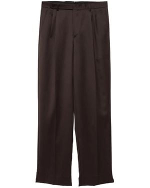 Brioni Wollen Broek - Grijs