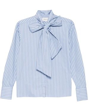 MAISON 123 Sandrine Striped Blouse - Blue