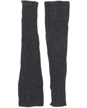 OPEN YY Stulpen Im Distressed-Look - Blau