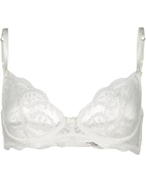 Gilda & Pearl Rita Balconette Bra - White