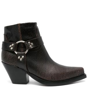 Sonora Boots 70Mm Jalapeno Belt Biker Boots - Black