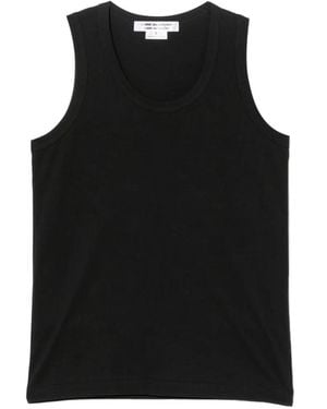 Comme des Garçons Crew Neck Vest Top - Black