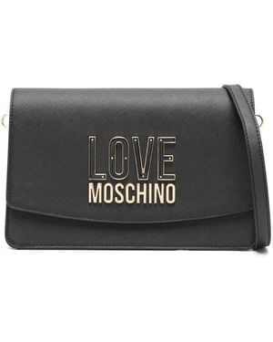 Love Moschino ロゴ ショルダーバッグ - グレー