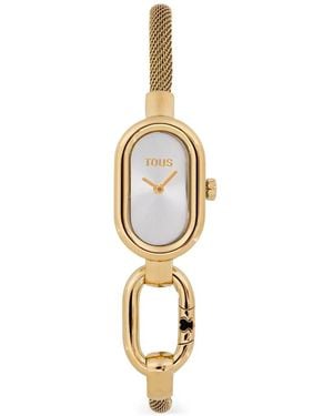 Tous Hold Oval 28.5Mm Watch - Metallic