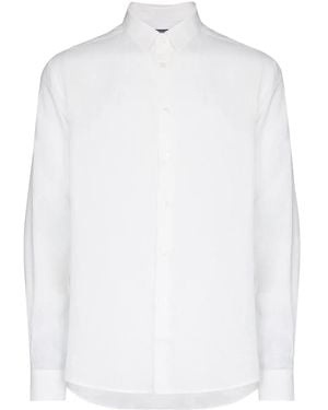 Vilebrequin Long-Sleeve Linen Shirt - White